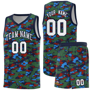 Custom Personalized Camo Sets Sports Uniform Basketball Jersey