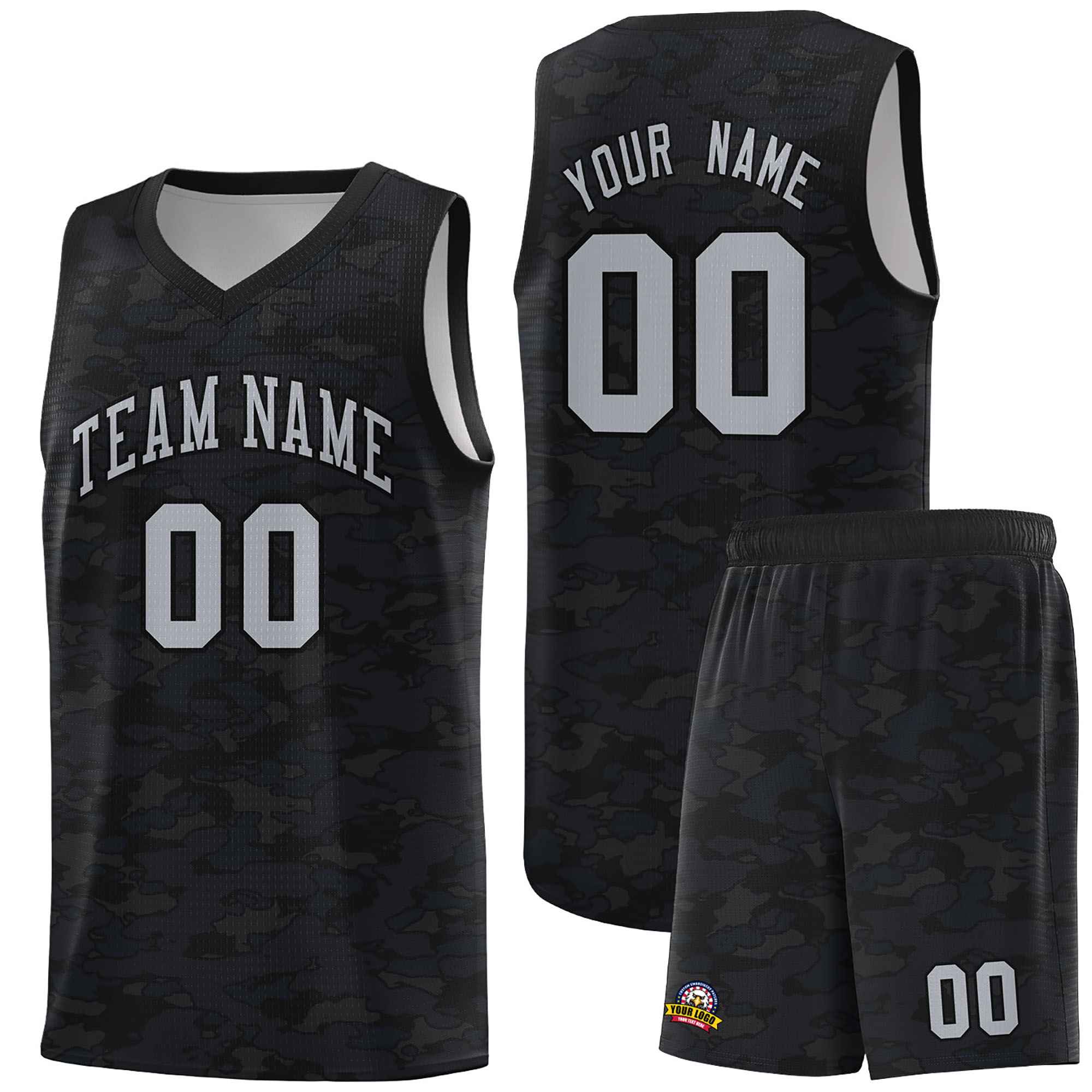 Custom Personalized Camo Sets Sports Uniform Basketball Jersey