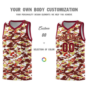 Custom Personalized Camo Sets Sports Uniform Basketball Jersey