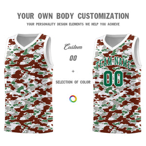 Custom Personalized Camo Sets Sports Uniform Basketball Jersey