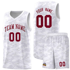 Custom Personalized Camo Sets Sports Uniform Basketball Jersey