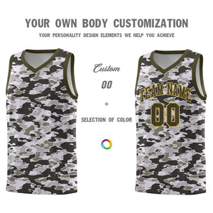 Custom Personalized Camo Sets Sports Uniform Basketball Jersey