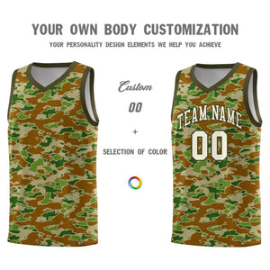 Custom Personalized Camo Sets Sports Uniform Basketball Jersey