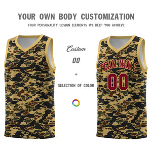 Custom Personalized Camo Sets Sports Uniform Basketball Jersey