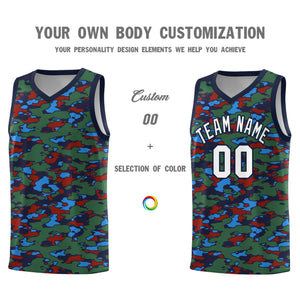 Custom Personalized Camo Sets Sports Uniform Basketball Jersey