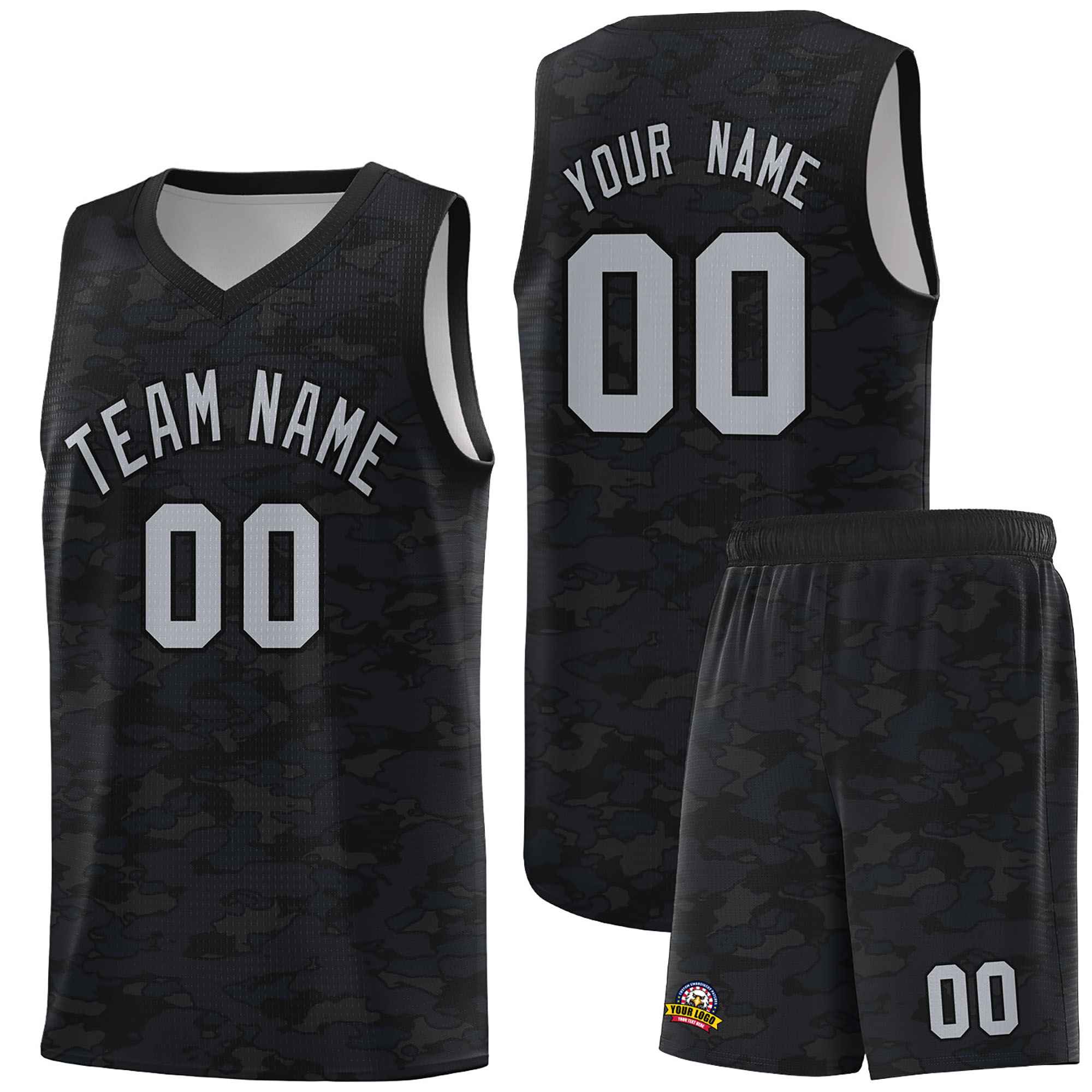 Custom Personalized Camo Sets Sports Uniform Basketball Jersey