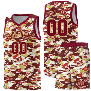 Custom Personalized Camo Sets Sports Uniform Basketball Jersey