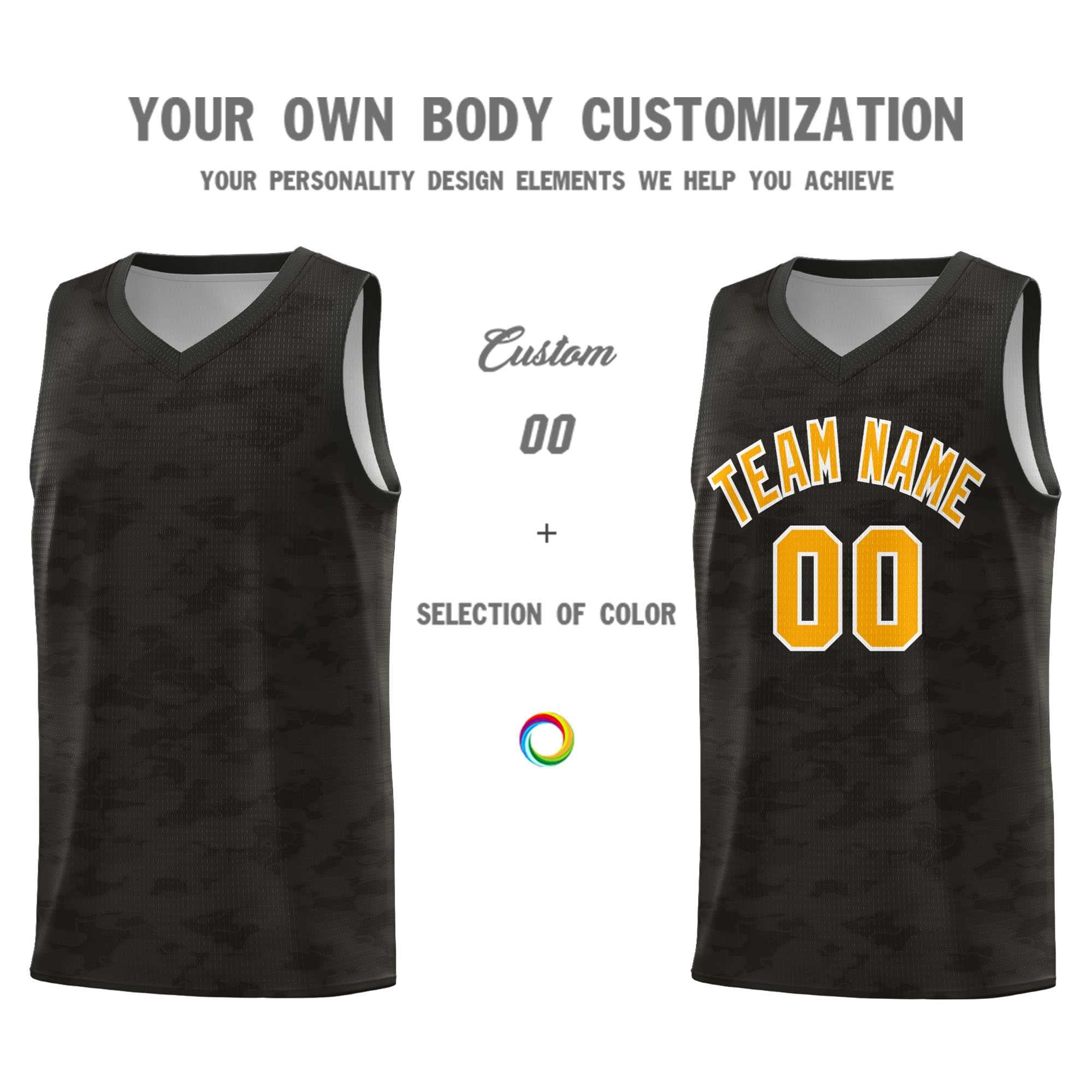 Custom Personalized Camo Sets Sports Uniform Basketball Jersey