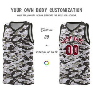 Custom Personalized Camo Sets Sports Uniform Basketball Jersey