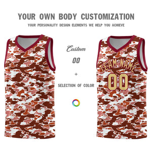 Custom Personalized Camo Sets Sports Uniform Basketball Jersey