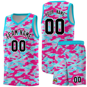 Custom Personalized Camo Sets Sports Uniform Basketball Jersey