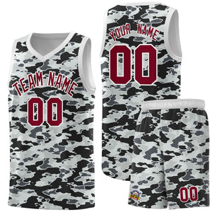 Custom Personalized Camo Sets Sports Uniform Basketball Jersey