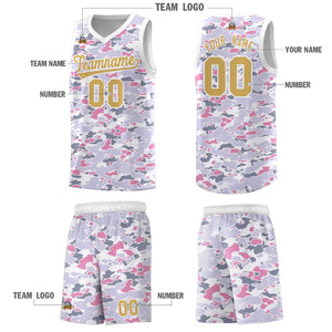 Custom Personalized Camo Sets Sports Uniform Basketball Jersey