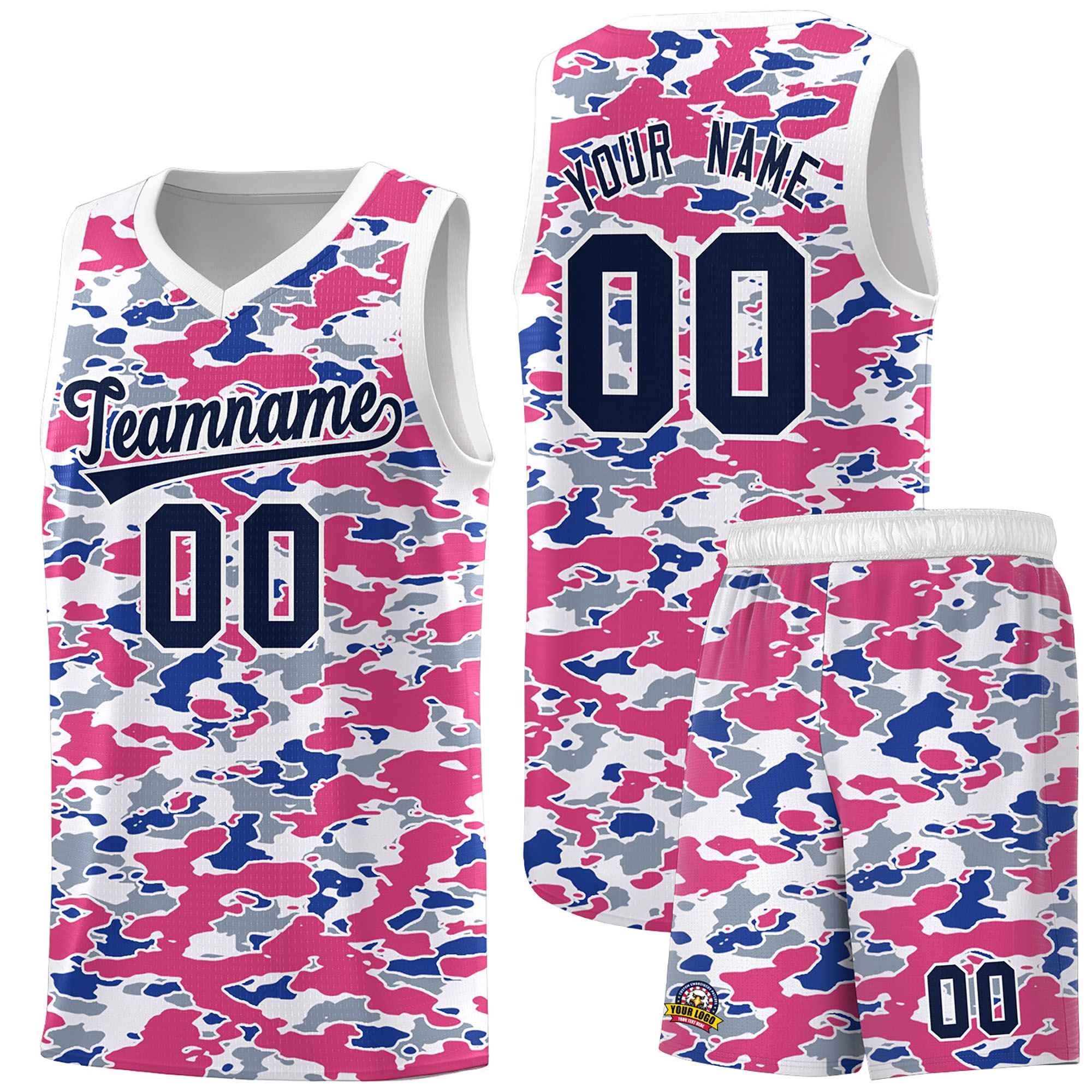 Custom Personalized Camo Sets Sports Uniform Basketball Jersey