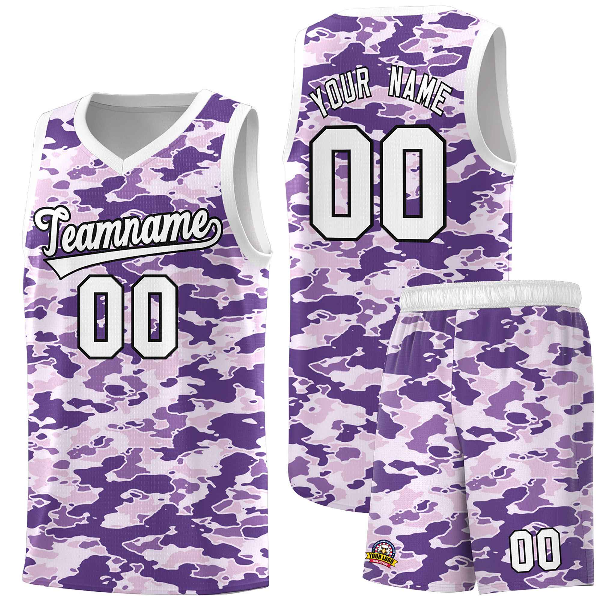 Custom Personalized Camo Sets Sports Uniform Basketball Jersey