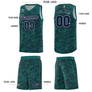 Custom Personalized Camo Sets Sports Uniform Basketball Jersey