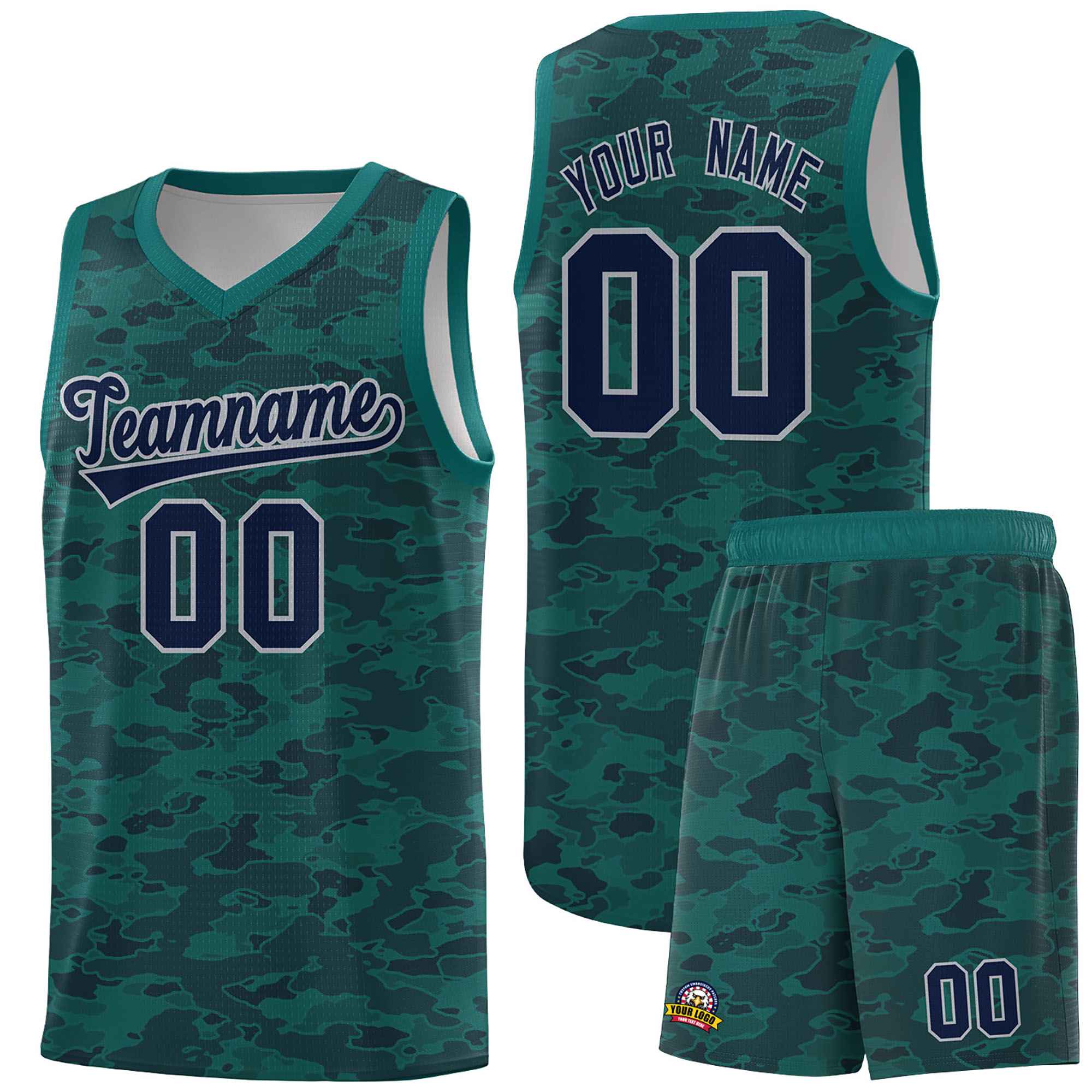 Custom Personalized Camo Sets Sports Uniform Basketball Jersey