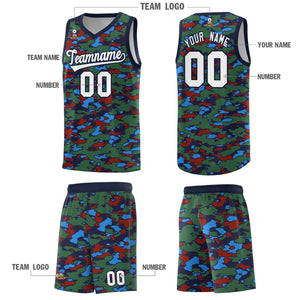 Custom Personalized Camo Sets Sports Uniform Basketball Jersey