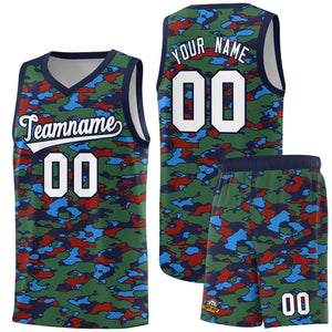 Custom Personalized Camo Sets Sports Uniform Basketball Jersey