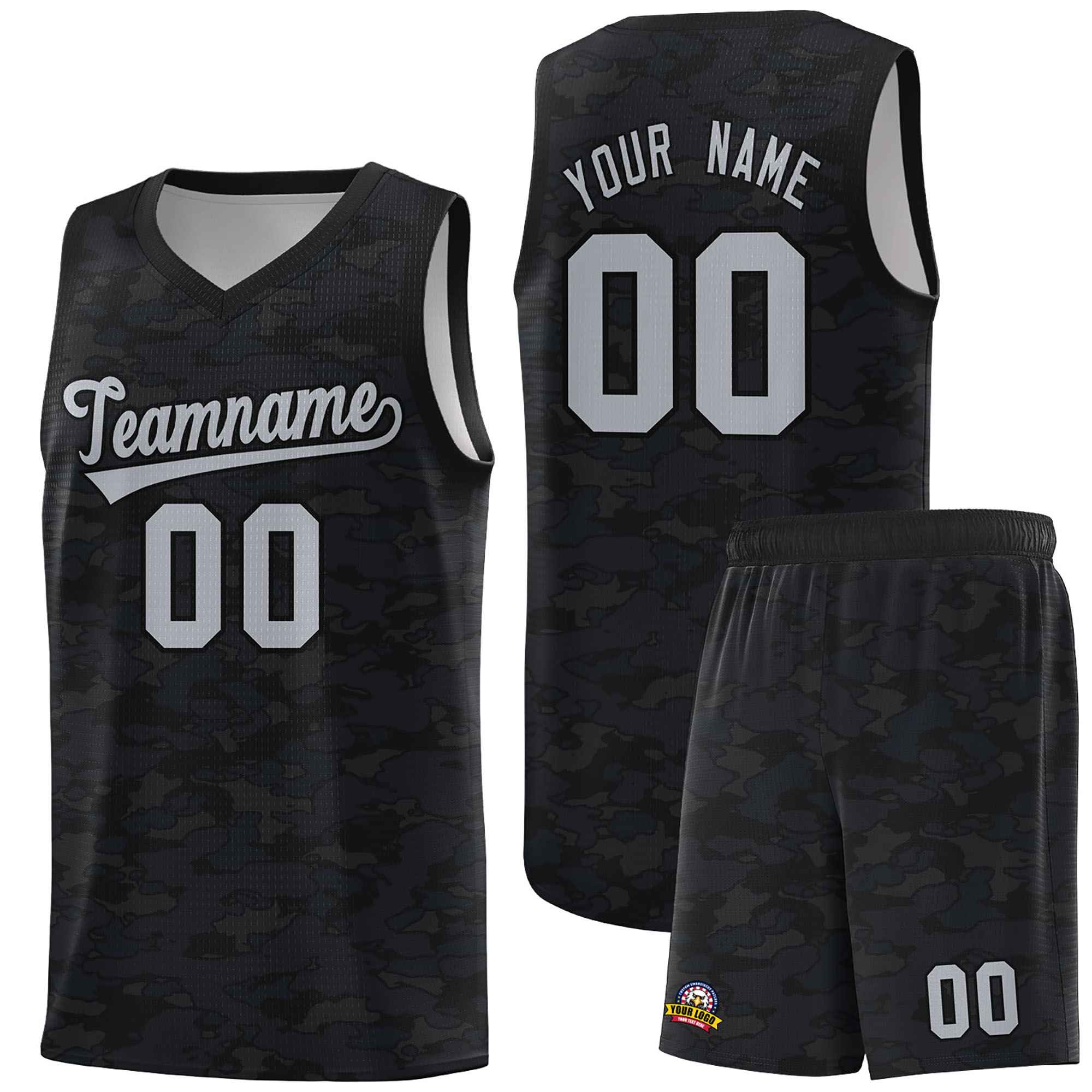 Custom Personalized Camo Sets Sports Uniform Basketball Jersey