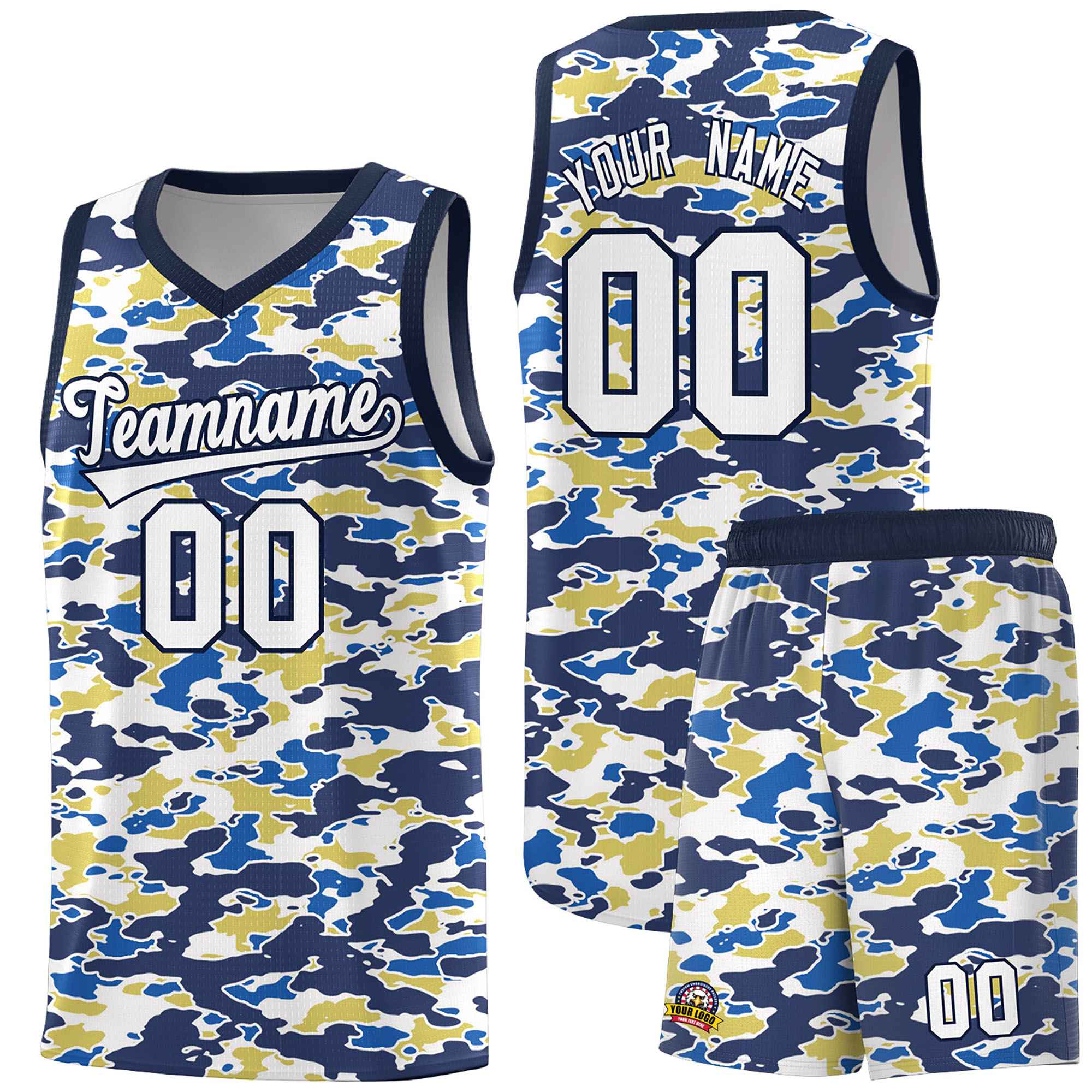 Custom Personalized Camo Sets Sports Uniform Basketball Jersey