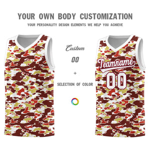 Custom Personalized Camo Sets Sports Uniform Basketball Jersey