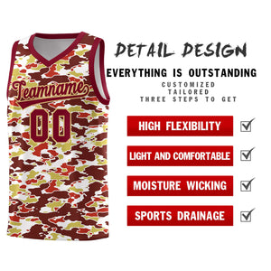 Custom Personalized Camo Sets Sports Uniform Basketball Jersey