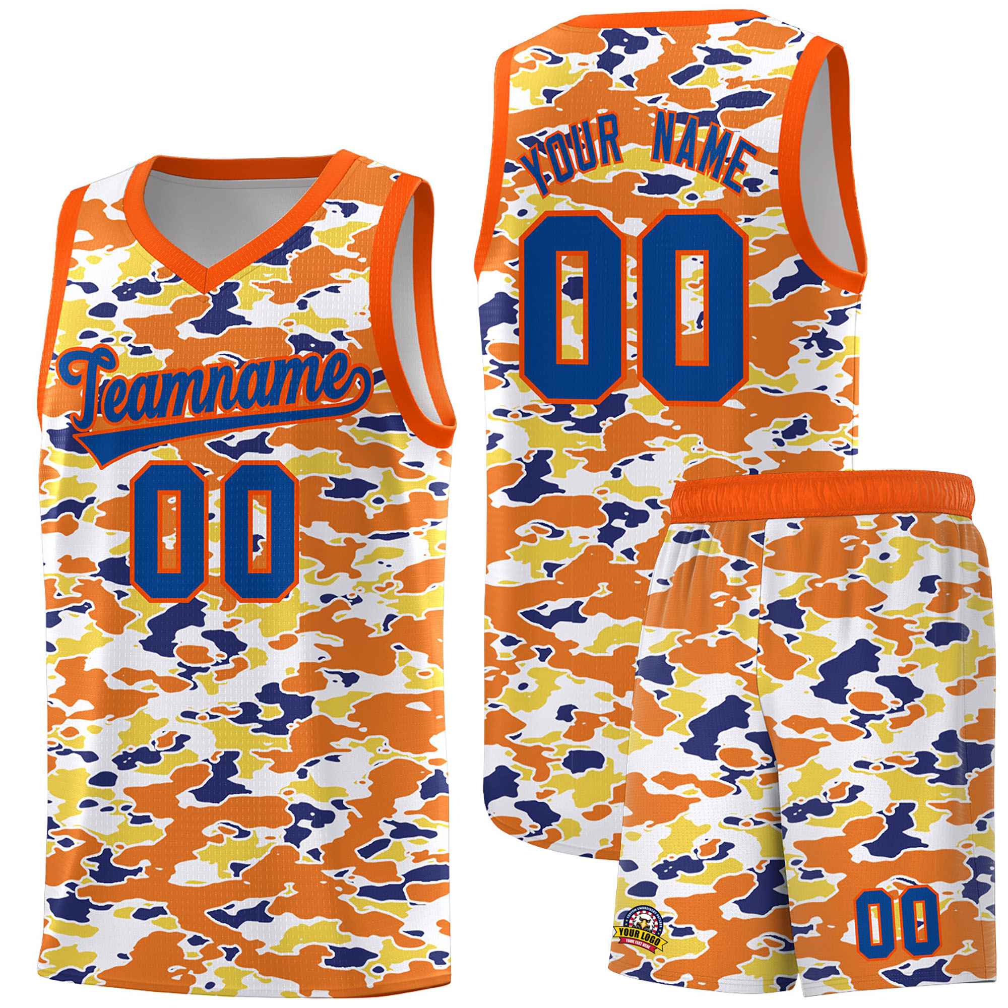 Custom Personalized Camo Sets Sports Uniform Basketball Jersey