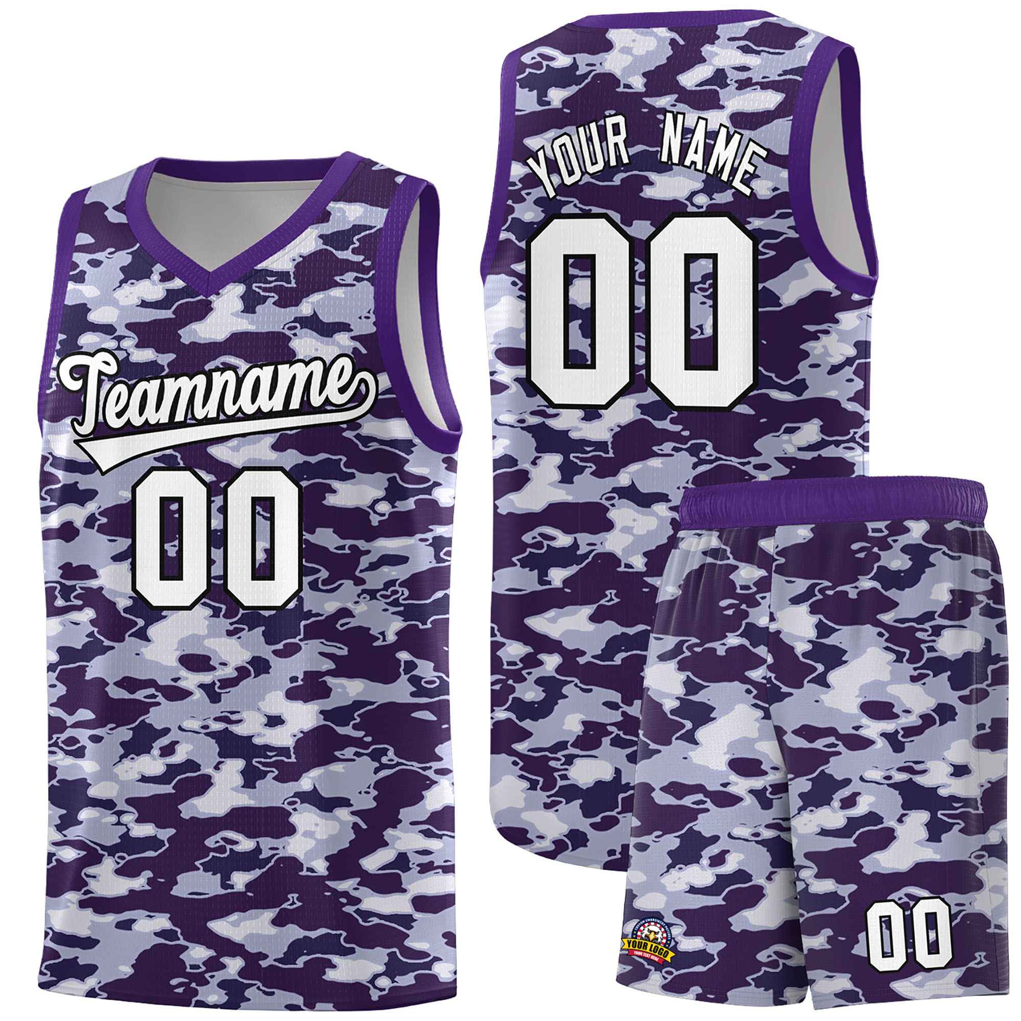 Custom Personalized Camo Sets Sports Uniform Basketball Jersey