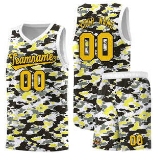 Custom Personalized Camo Sets Sports Uniform Basketball Jersey