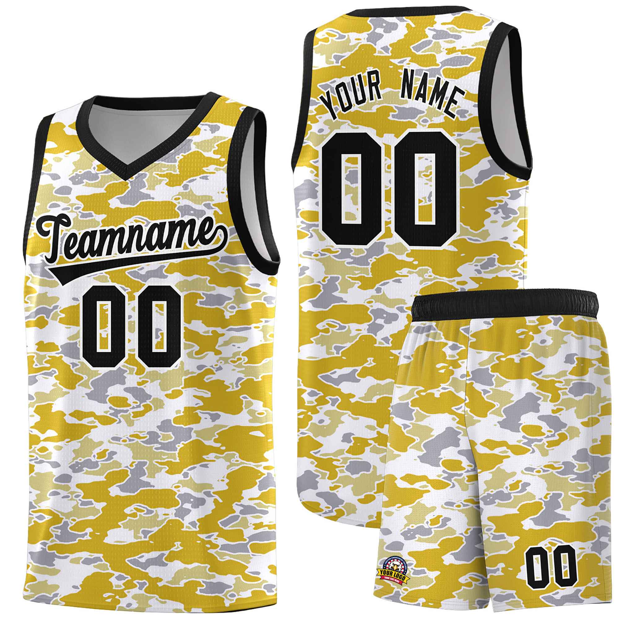 Custom Personalized Camo Sets Sports Uniform Basketball Jersey