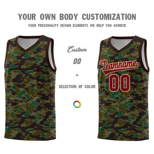 Custom Personalized Camo Sets Sports Uniform Basketball Jersey