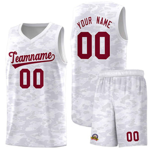 Custom Personalized Camo Sets Sports Uniform Basketball Jersey