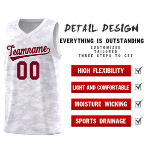 Custom Personalized Camo Sets Sports Uniform Basketball Jersey