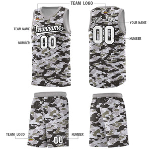 Custom Personalized Camo Sets Sports Uniform Basketball Jersey