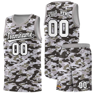 Custom Personalized Camo Sets Sports Uniform Basketball Jersey