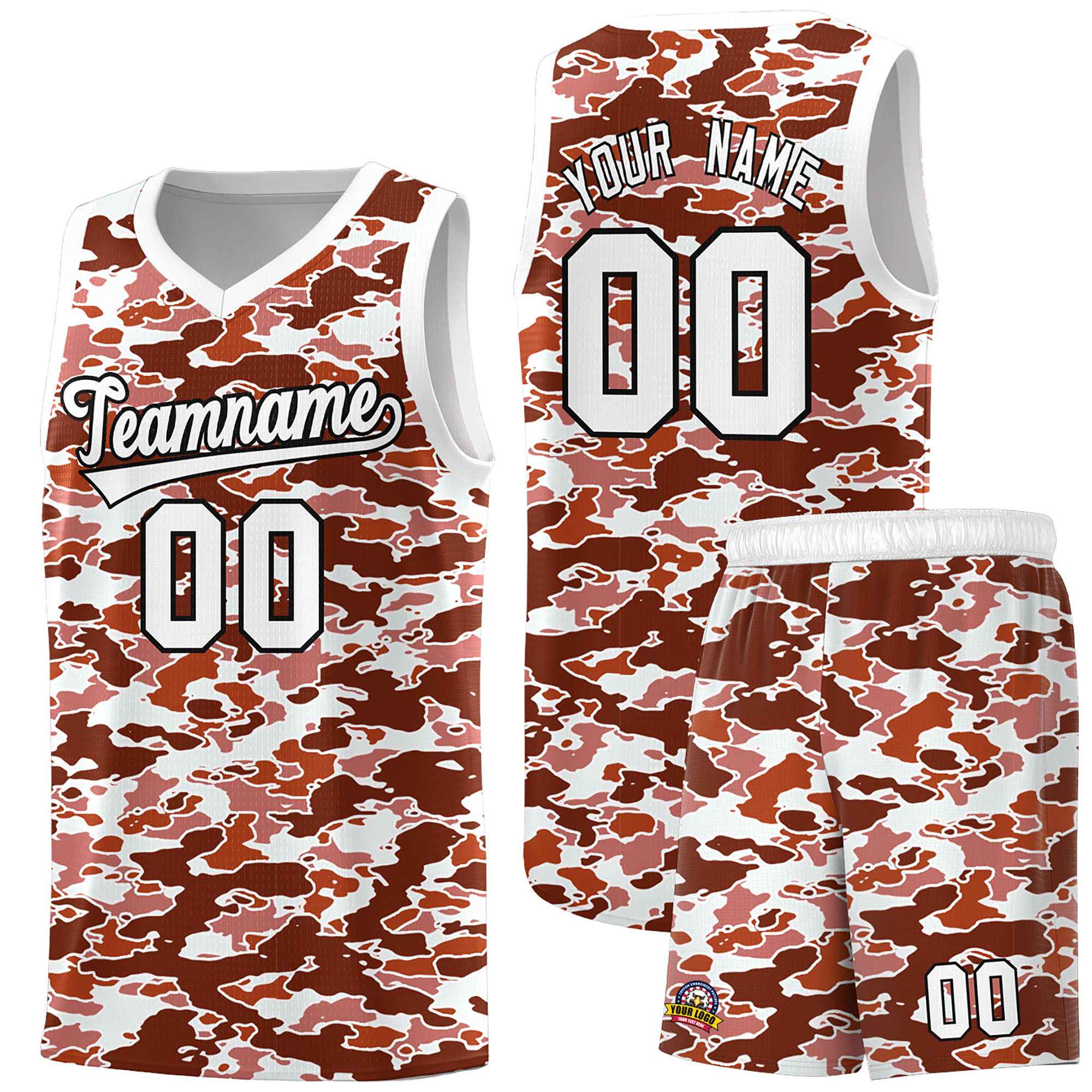 Custom Personalized Camo Sets Sports Uniform Basketball Jersey