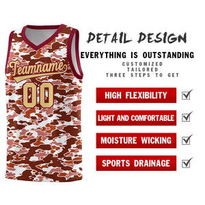 Custom Personalized Camo Sets Sports Uniform Basketball Jersey