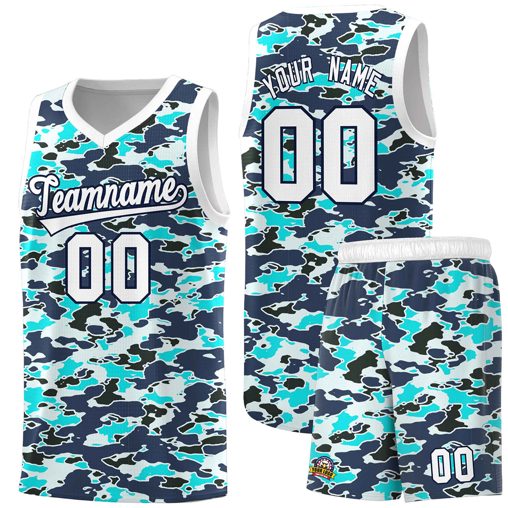 Custom Personalized Camo Sets Sports Uniform Basketball Jersey