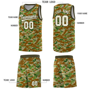 Custom Personalized Camo Sets Sports Uniform Basketball Jersey