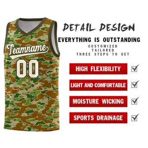 Custom Personalized Camo Sets Sports Uniform Basketball Jersey