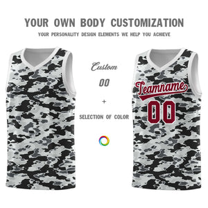 Custom Personalized Camo Sets Sports Uniform Basketball Jersey