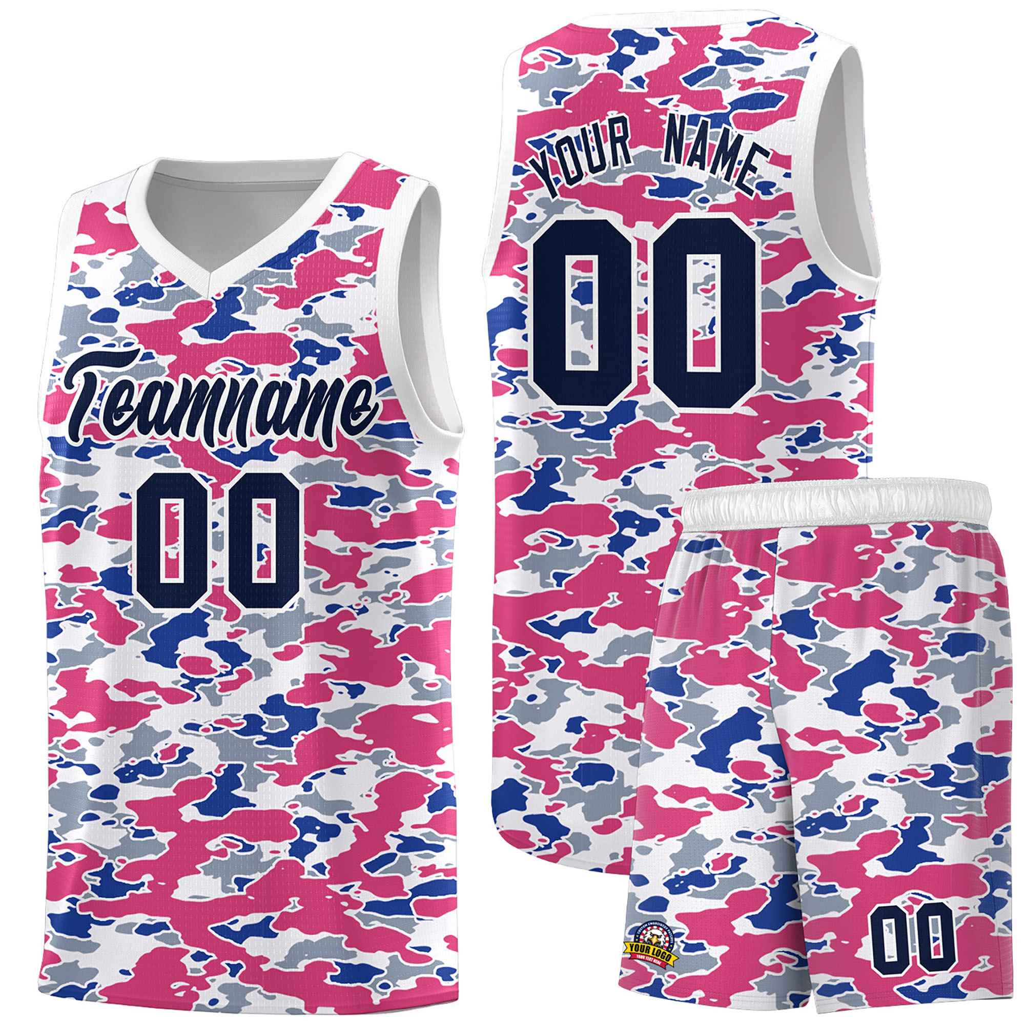 Custom Personalized Camo Sets Sports Uniform Basketball Jersey