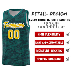 Custom Personalized Camo Sets Sports Uniform Basketball Jersey