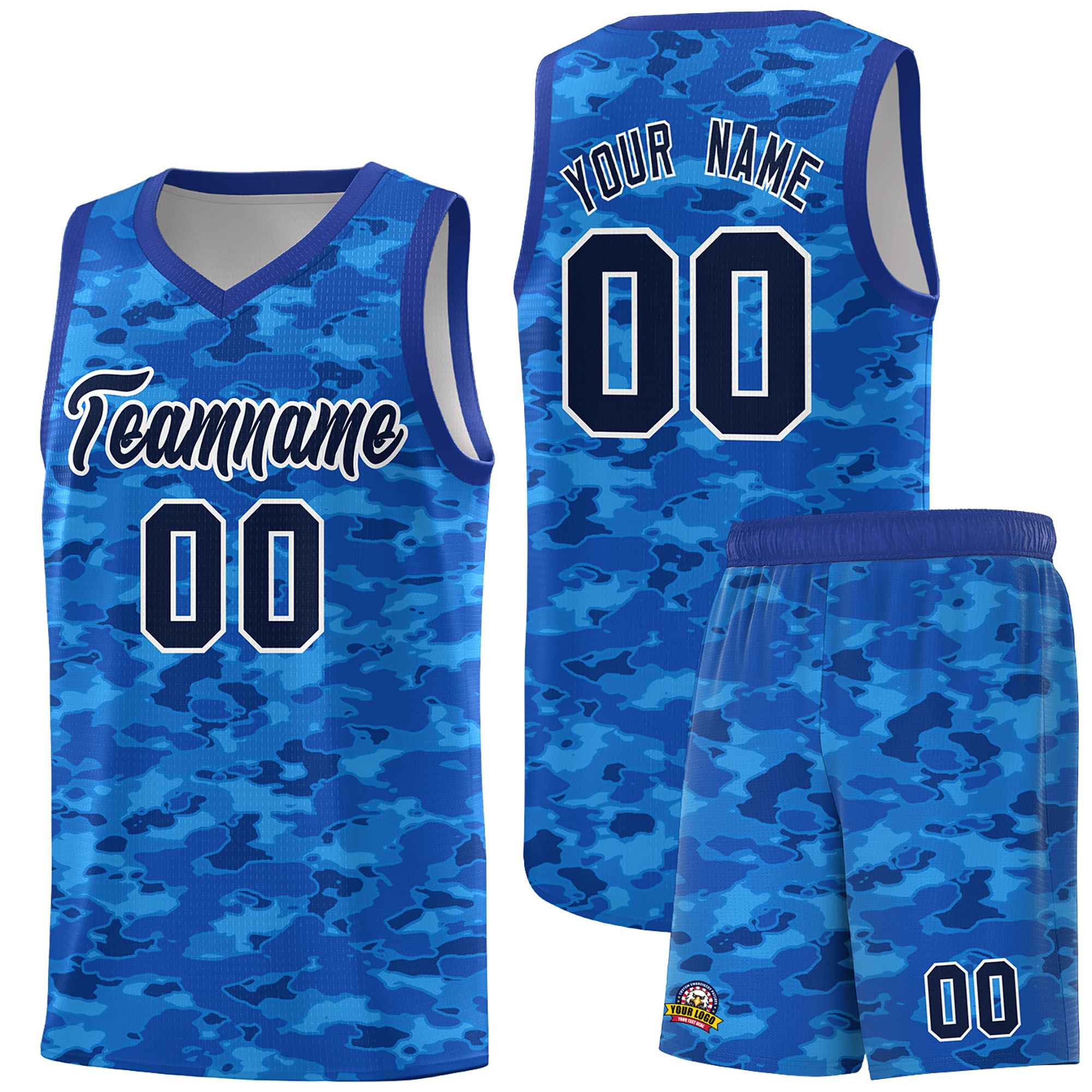 Custom Personalized Camo Sets Sports Uniform Basketball Jersey