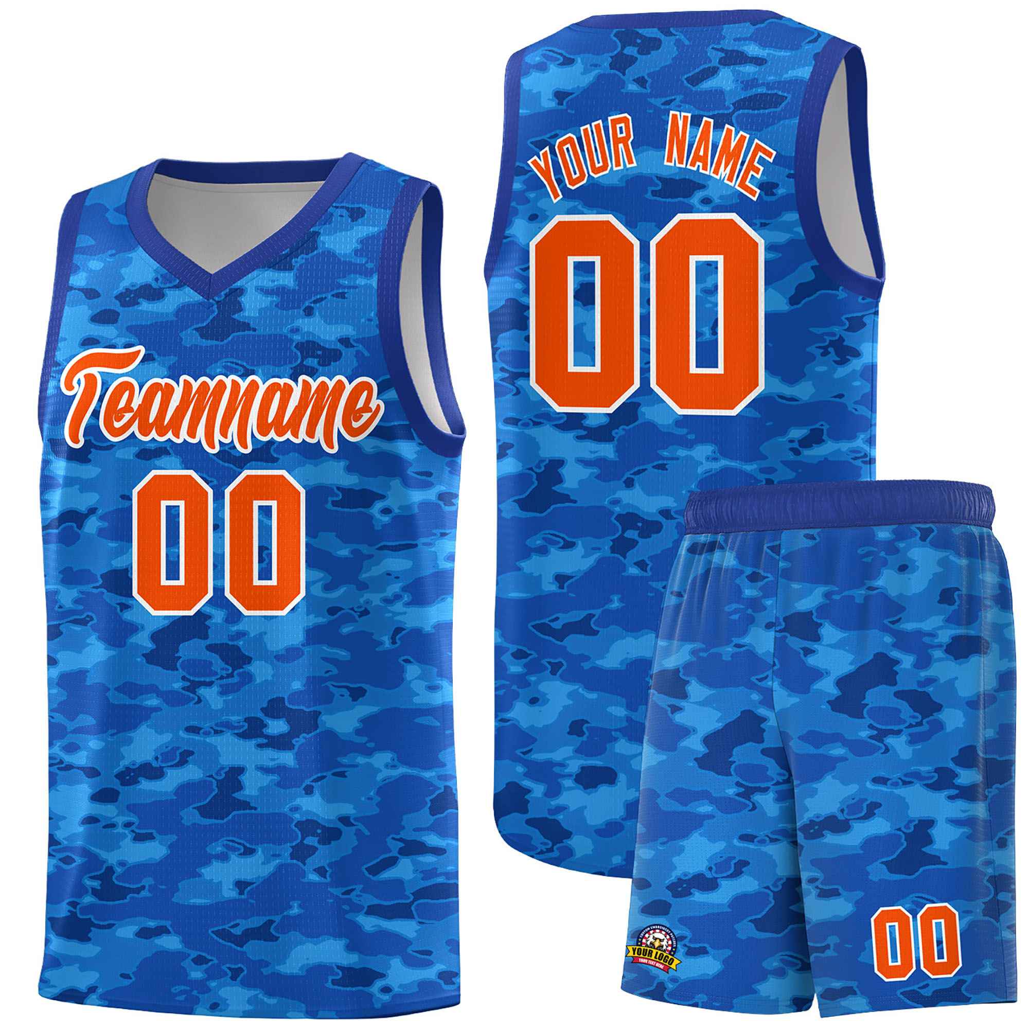 Custom Personalized Camo Sets Sports Uniform Basketball Jersey