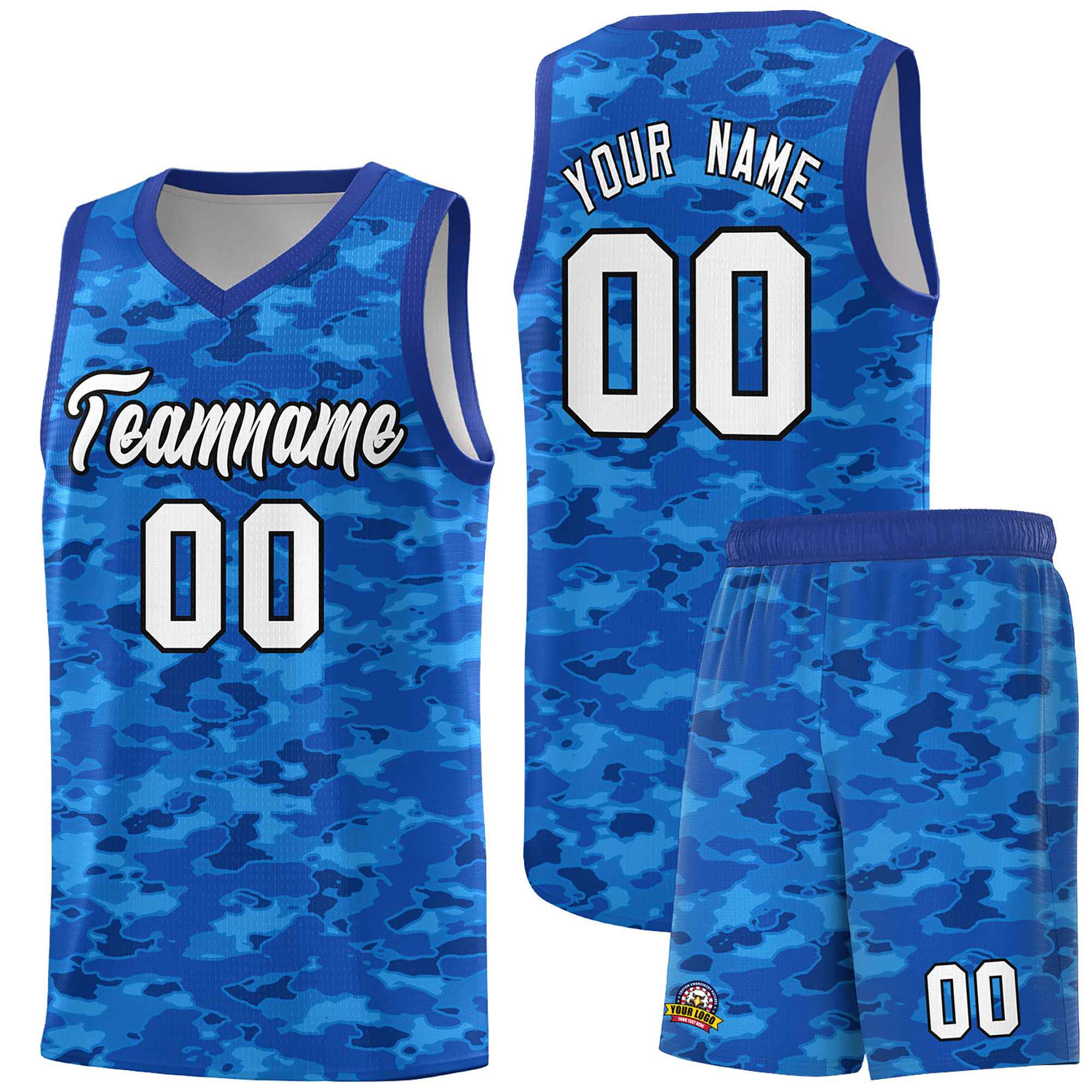 Custom Personalized Camo Sets Sports Uniform Basketball Jersey