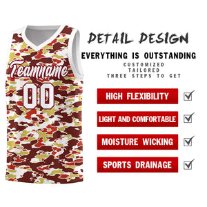 Custom Personalized Camo Sets Sports Uniform Basketball Jersey