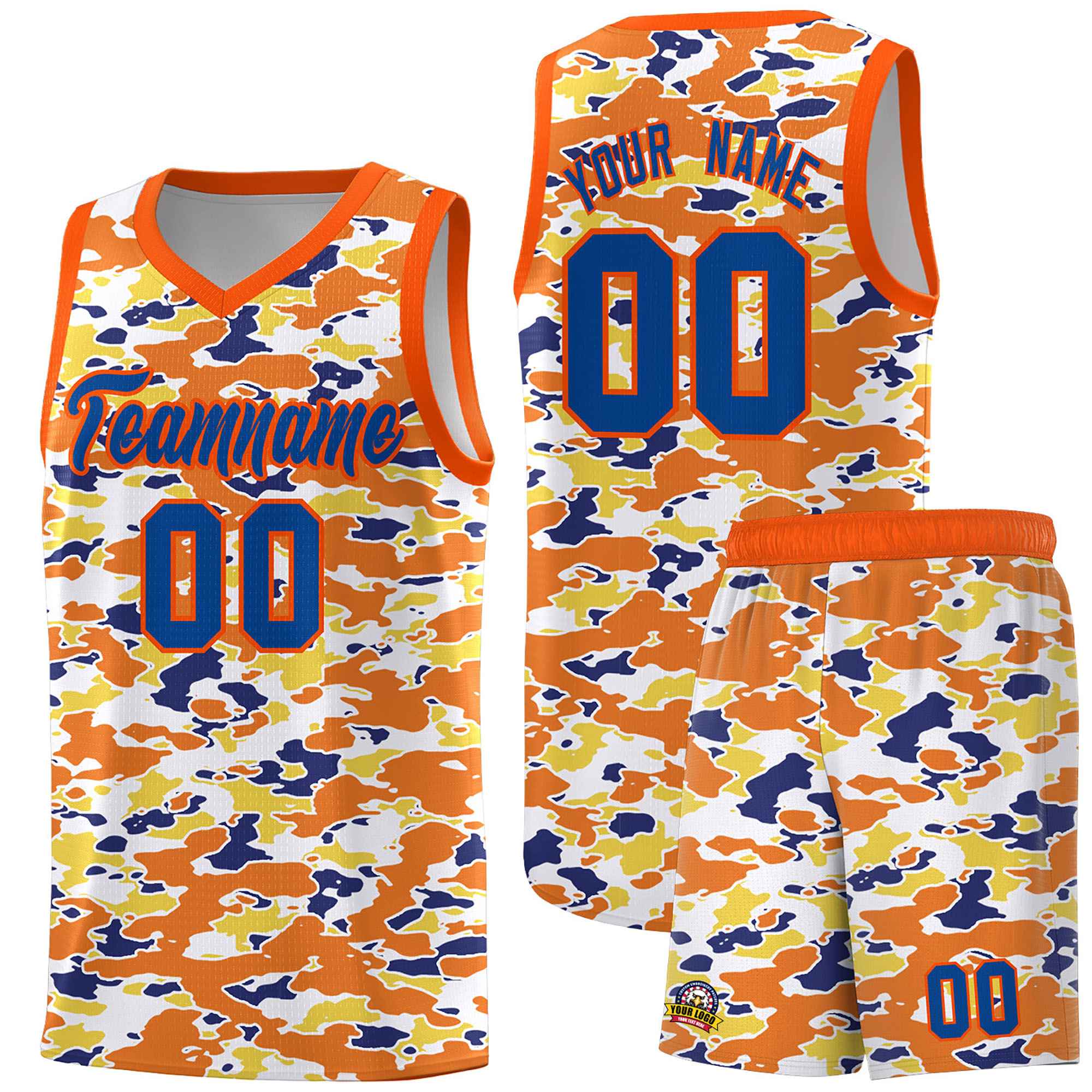 Custom Personalized Camo Sets Sports Uniform Basketball Jersey