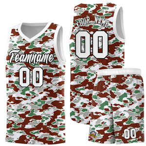 Custom Personalized Camo Sets Sports Uniform Basketball Jersey